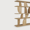 Ethnicraft Oak Geometric Shelving Unit