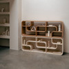 Open Shelving Unit Cream Beige - Seven