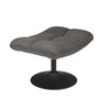Dutch Bone Bar Foot Stool - Dark Grey