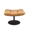 Dutch Bone Luxe Velvet Bar Foot Stool - Golden Brown
