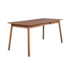 Walnut Extending Dining Table 120/162 cm - Glimps