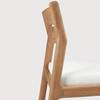 Ethnicraft Jack Teak Outdoor Dining Chair - Off White