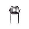 Raven Black Aluminium Pair of 2  Outdoor Chairs - Albert Kuip