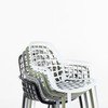 Sage Green Aluminium Pair of 2 Outdoor Chairs - Albert Kuip