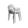 Storm Grey Aluminium Pair of 2 Outdoor Chairs - Albert Kuip