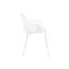 Cloud White Aluminium Pair of 2 Outdoor Chairs - Albert Kuip