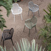 Cloud White Aluminium Pair of 2 Outdoor Chairs - Albert Kuip