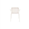 Clay White  Aluminium Pair of 2 Outdoor Armchairs - Vondel