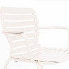 Clay White  Aluminium Pair of 2 Outdoor Armchairs - Vondel