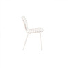 Clay White Aluminium Pair of 2 Outdoor Chairs - Vondel