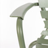 Sorrel Green Aluminium Pair of 2 Outdoor Armchairs - Vondel