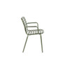 Sorrel Green Aluminium Pair of 2 Outdoor Armchairs - Vondel