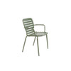 Sorrel Green Aluminium Pair of 2 Outdoor Armchairs - Vondel