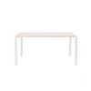 Clay White Aluminium Outdoor Dining Table - Vondel