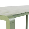 Sorrel Green Aluminium Outdoor Dining Table - Vondel