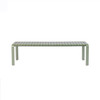 Sorrel Green Aluminium Outdoor Bench - Vondel