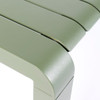 Sorrel Green Aluminium Outdoor Bench - Vondel