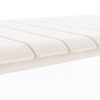 Clay White Aluminium Outdoor Bench - Vondel