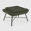 Ethnicraft Barrow Foot Stool - Pine Green