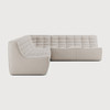 Ethnicraft Beige Sofa 701 Set 5 Left