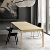 Ethnicraft Extendable Varnished Oak Dining Table Bok