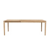 Ethnicraft Extendable Varnished Oak Dining Table Bok