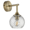 Gallery Direct Allegra Brass Wall Light