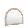 Gallery Direct Pimlico Arch Overmantle Wall Mirror – White Wash