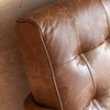 Gallery Direct Humber Vintage Brown Leather 2‑Seater Sofa – Modern