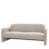 Gallery Direct Massa Cream Fabric 3‑Seater Sofa – Modern
