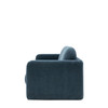 Gallery Direct Massa Blue Fabric 3‑Seater Sofa – Modern