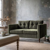 Gallery Direct Whitwell Forest Fabric 2‑Seater Sofa – Modern