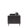 Gallery Direct Whitwell Charcoal Fabric 3‑Seater Sofa – Modern