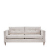 Gallery Direct Whitwell Light Grey Fabric 3‑Seater Sofa – Modern