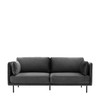 Gallery Direct Wigmore Truffle Velvet Sofa – Modern