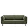 Gallery Direct Wigmore Green Boucle Sofa – Modern