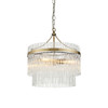 Gallery Direct Marietta Brass 3-Light Pendant Light