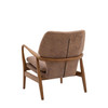 Gallery Direct Jensen Brown Leather Armchair – Modern