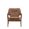 Gallery Direct Jensen Brown Leather Armchair – Modern