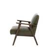 Gallery Direct Neyland Heritage Green Leather Armchair – Modern