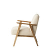 Gallery Direct Neyland Natural Linen Armchair – Modern