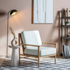 Gallery Direct Odesa Cream Fabric Armchair – Modern