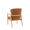 Gallery Direct Tariva Antique Brown Leather Armchair – Modern