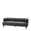 Gallery Direct Ardo Anthracite Fabric 3‑Seater Sofa – Modern