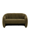 Gallery Direct Atella Green 2‑Seater Sofa – Modern