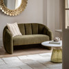 Gallery Direct Atella Green 2‑Seater Sofa – Modern