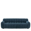 Gallery Direct Coste Blue Fabric 3‑Seater Sofa – Modern