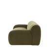 Gallery Direct Coste Moss Fabric 3‑Seater Sofa – Modern