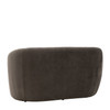 Gallery Direct Curvo Espresso Fabric 2‑Seater Sofa – Modern