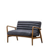 Gallery Direct Datsun Antique Ebony 2‑Seater Sofa – Modern